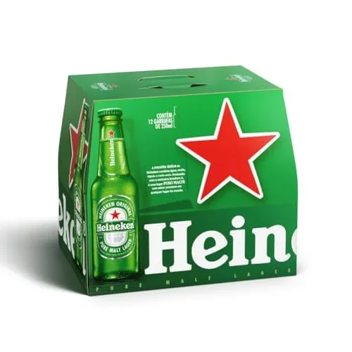 Cerveja Heineken long neck